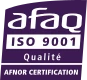 Certifié ISO 9001 par Afnor certification.