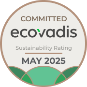 Badge "Committed Ecovadis" obtenu en mai 2025